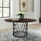 Armen Living Gatsby Oak and Metal Round Dining Table LCGTDIOA - alternate 3